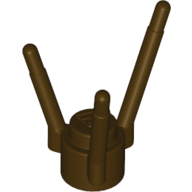 Lego rostlina kytka stonek, tmavě hnědá (6196067, 6277593)